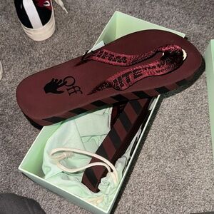 off-white thong sandals